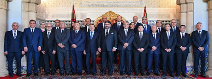صورة جماعية لحكومة السيد سعدالدين العثماني