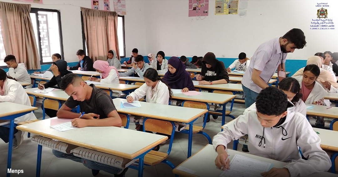 انطلاق اختبارات الامتحان الجهوي الموحد لنيل شهادة السلك الإعدادي للممدرسين والأحرار برسم الموسم الدراسي 2025/2024