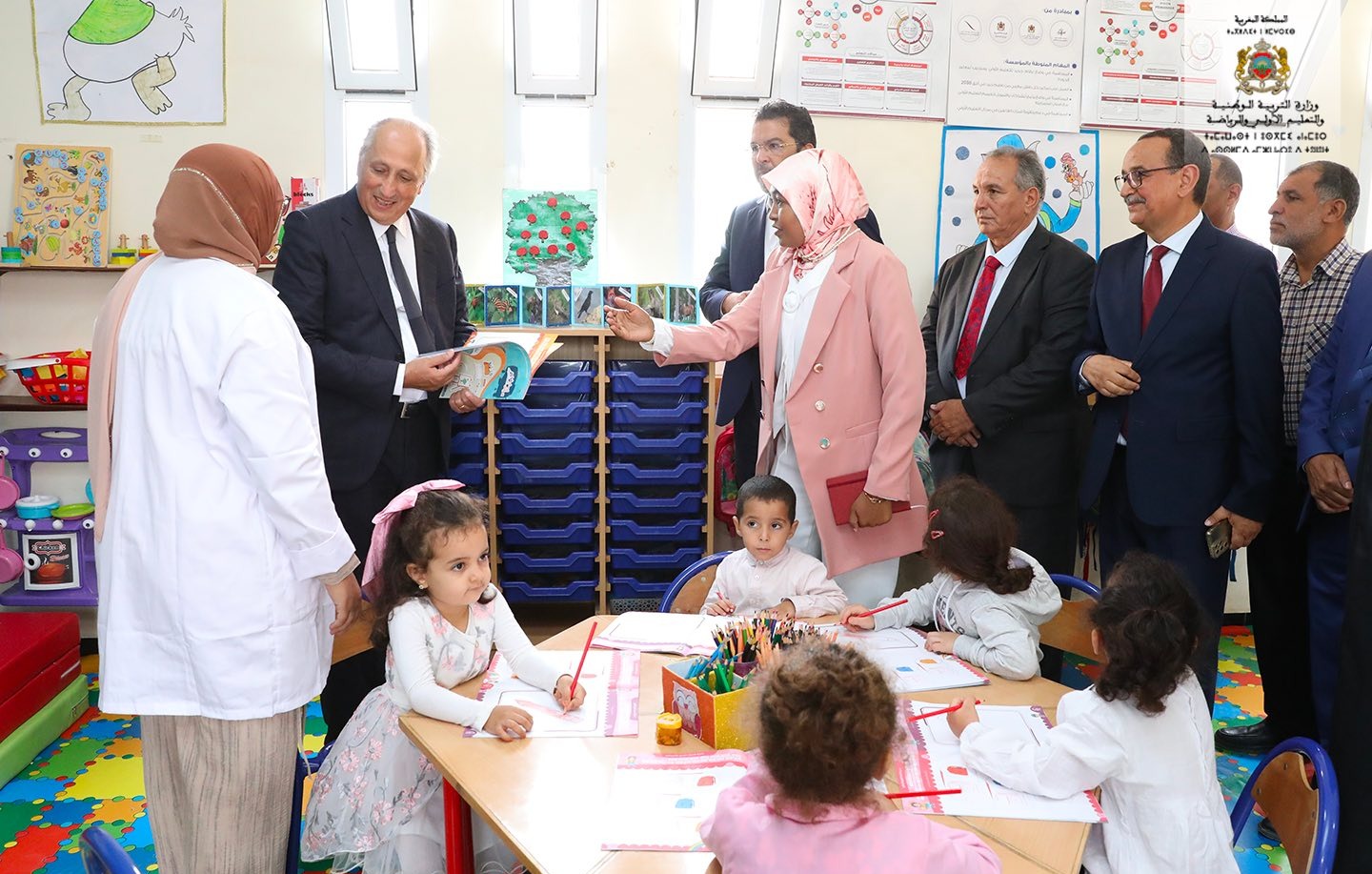 Visite des établissements scolaires de la région Souss-Massa à l'occasion du démarrage de la rentrée scolaire 2025/2026