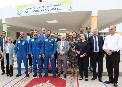 حفل استقبال وزير دولة لشؤون الشباب بدولة الإمارات العربية المتحدة والوفد المرافق له