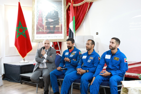حفل استقبال وزير دولة لشؤون الشباب بدولة الإمارات العربية المتحدة والوفد المرافق له