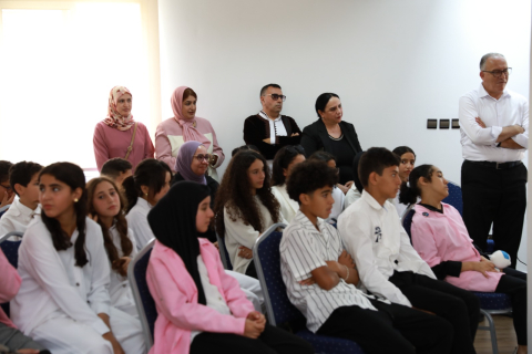 حفل استقبال وزير دولة لشؤون الشباب بدولة الإمارات العربية المتحدة والوفد المرافق له