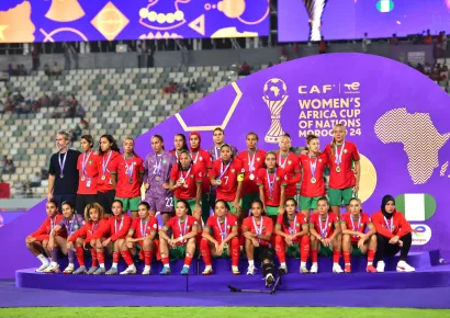المنتخب الوطني المغربي النسوي لكرة القدم في المركز الثاني في كأس أمم إفريقيا المغرب 2024 