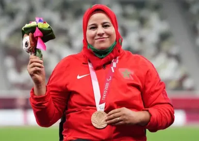 سعيدة عمودي – ميدالية برونزية في رمي الجلة (فئة 34T) في دورة الألعاب البارالمبية باريس 2024