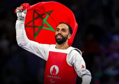 أيوب الدويش – ميدالية برونزية في فئة وزن أقل من 63 كلغ (K44) في رياضة البارا تايكواندو خلال دورة الألعاب البارالمبية باريس 2024