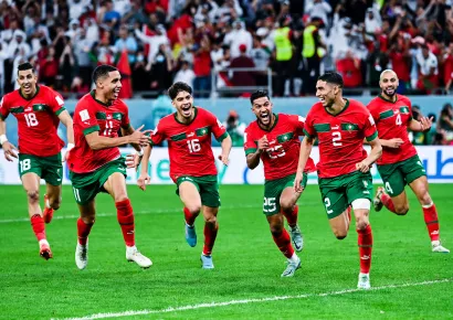 المنتخب الوطني المغربي  - المرتبة الرابعة في بطولة كأس العالم لكرة القدم  فيفا قطر 2022