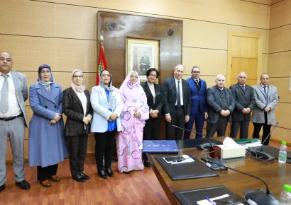 السيد الوزير يعقد لقاء مع أعضاء المهمة الاستطلاعية المؤقتة حول واقع المطاعم المدرسية