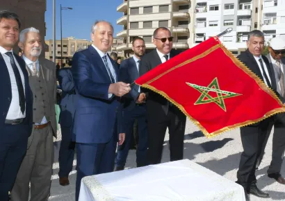 إعطاء الانطلاقة لأشغال بناء مدرسة تغات الابتدائية بالمديرية الإقليمية لفاس التابعة لأكاديمية جهة فاس مكناس