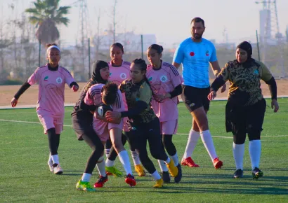 البطولة الوطنية المدرسية للريگبي بأكادير 