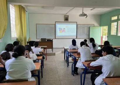 Super Codeurs Academy  تنظيم دورة تكوينية في إطار مشروع 