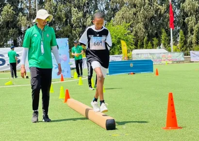 انطلاق فعاليات الجمنزياد الوطني المدرسي للتعليم الابتدائي والمراكز الرياضية بمدينة بني ملال